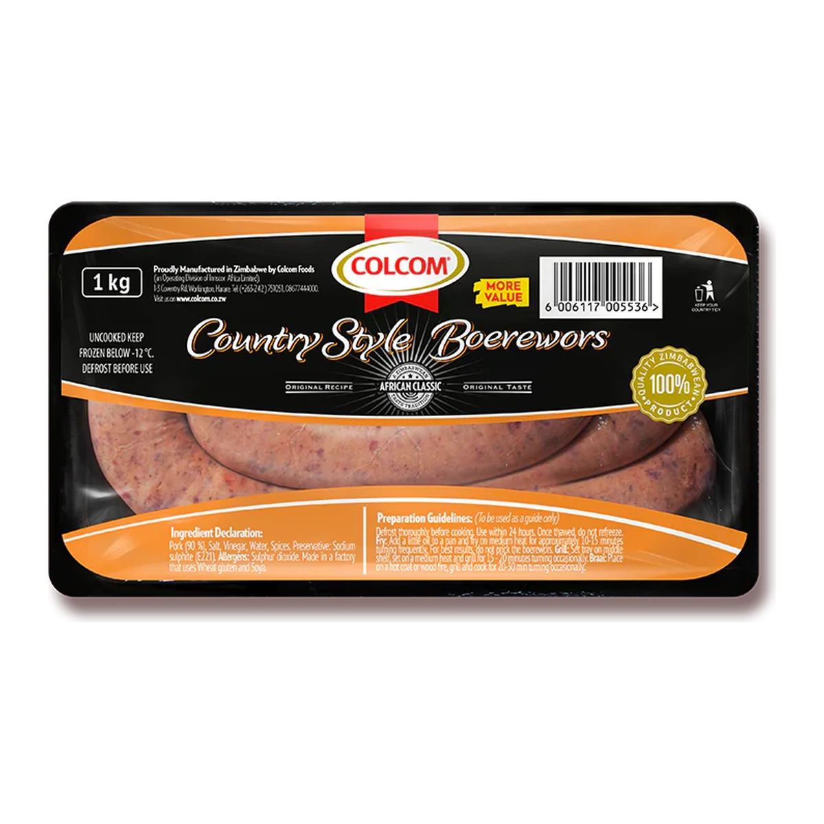 29169-colcom-boerewors-500-g-1x1 Colcom Country Style Boerewors 500 g - Image 1